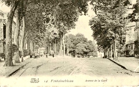 Fontainebleau.Avenue de la Gare