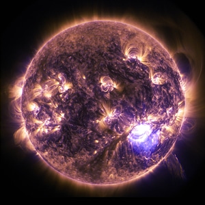 Imagery of a Solar Flare photo