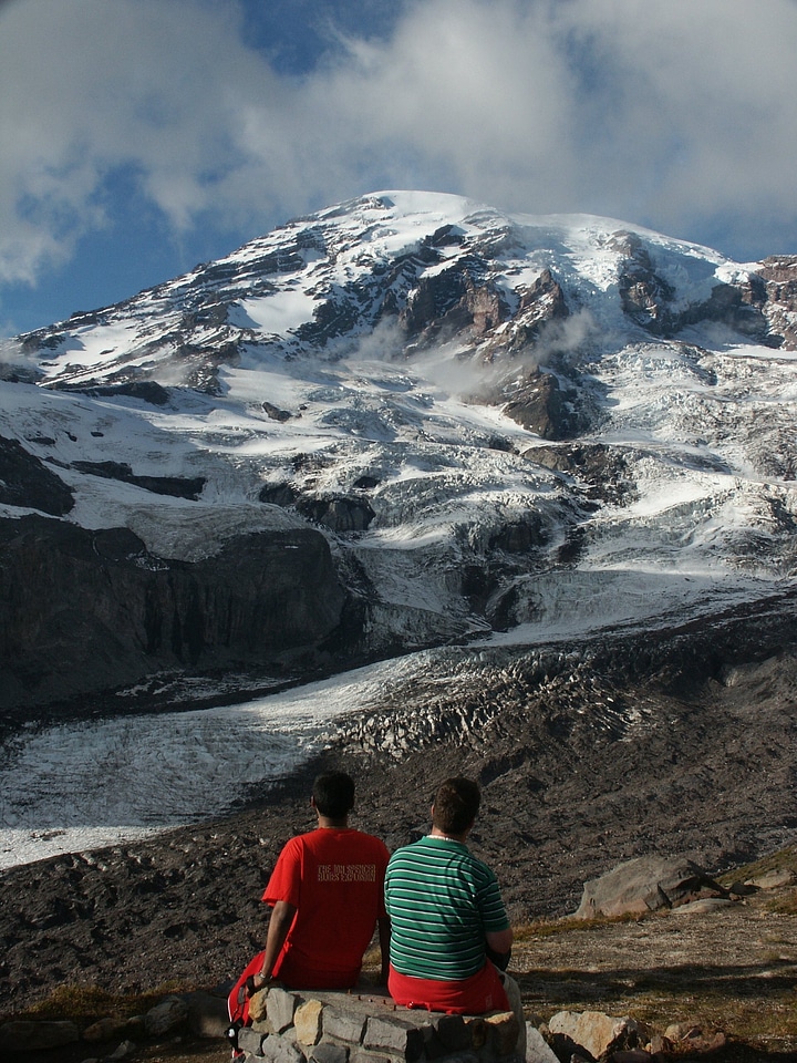 Mount Rainier and Nisqually Glacier