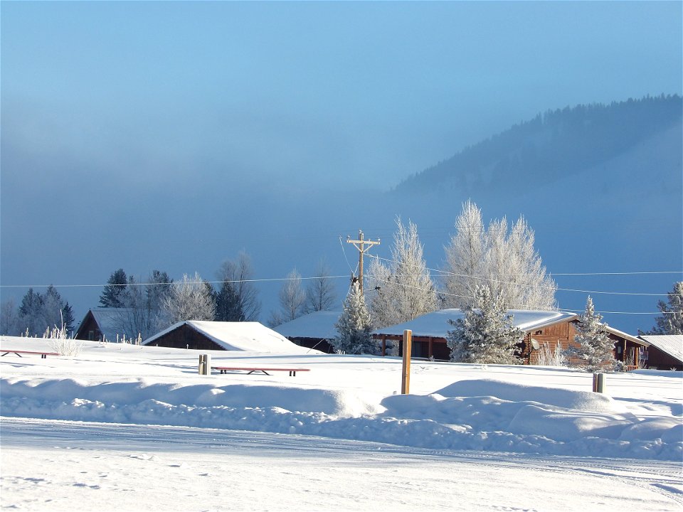 winter morning in stanley