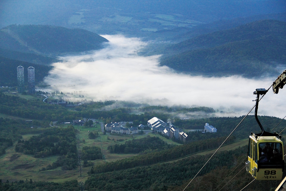 Cable railway Unkai Terrace Tomamu