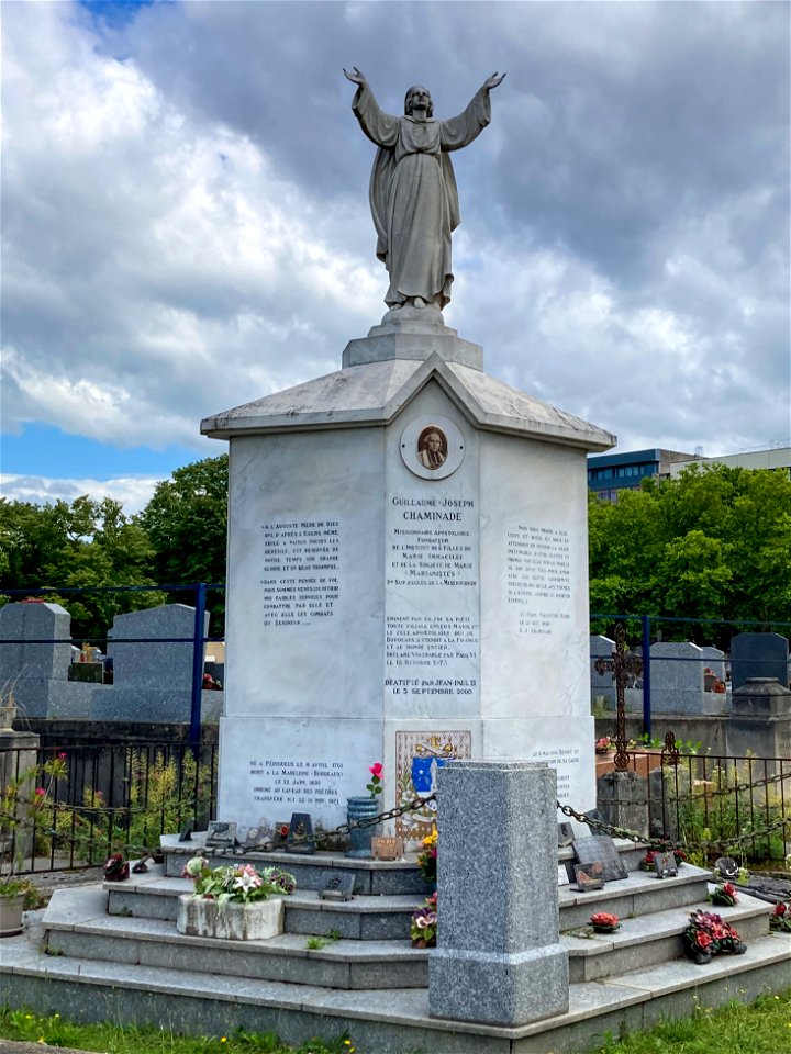 Chaminade's Tomb: Carthusian Cemetery, Bordeaux