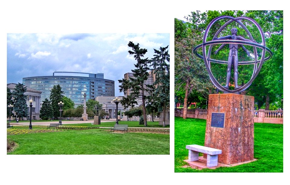 Denver Colorado - Honor of Christopher Columbus - Civic Center photo