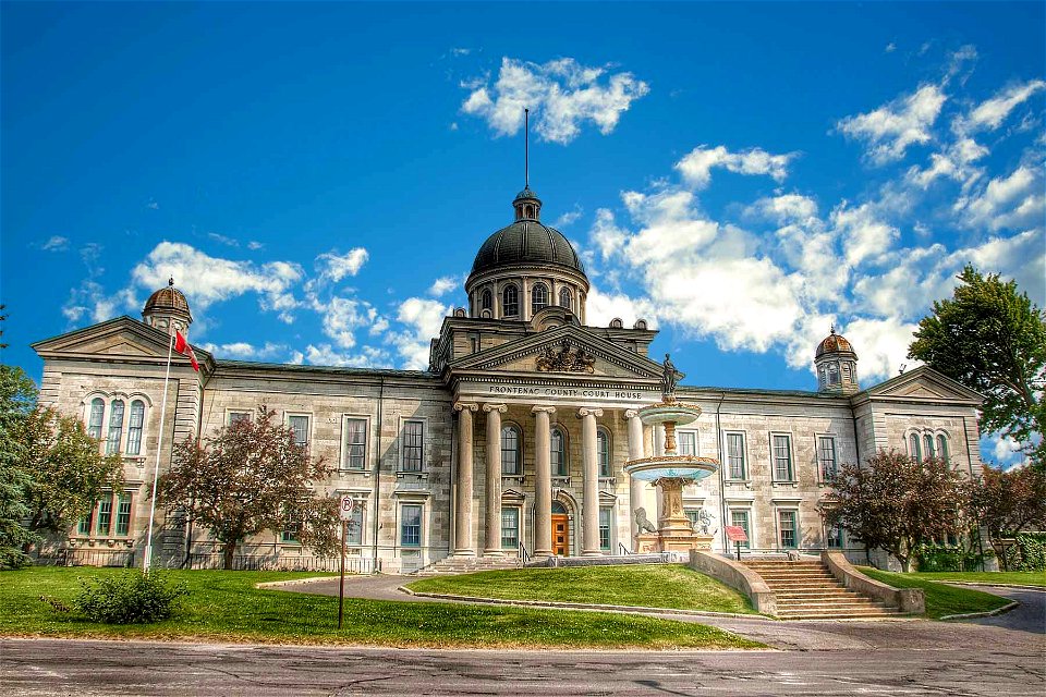 Kingston - Ontario - Canada - Frontenac County Courthouse - Heritage photo