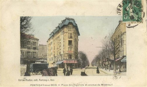 Fontenay-sous-Bois.Place des Rigollots.Avenue de Montreuil.Avenue de Stalingrad