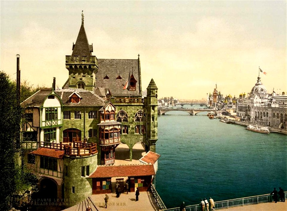 Paris.Exposition Universelle.1900.Navrie militaire