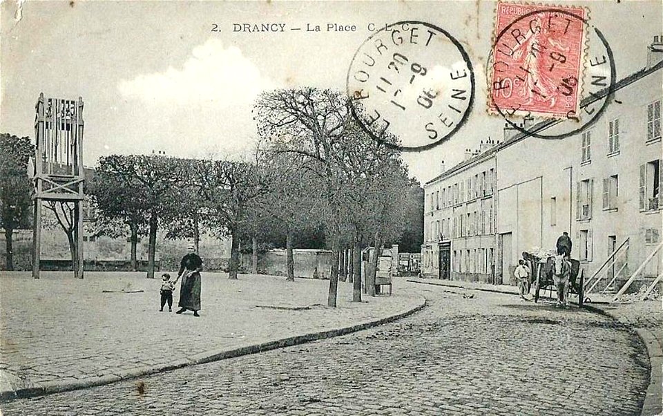 Drancy.La place.1906