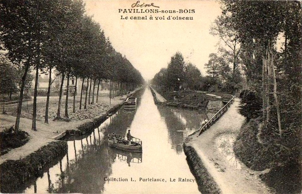Pavillons-sous-Bois.Canal de l'Ourcq