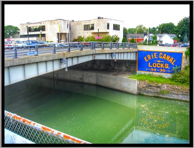 Lockport - New York - Lock 34 Lock 35m- Historic NRHP photo