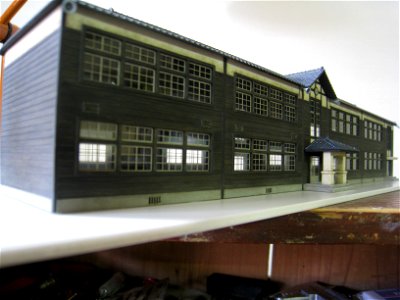 木造校舎の学校