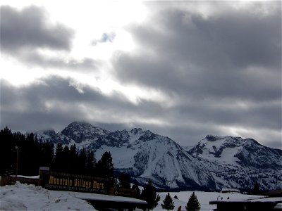 Cloudy winter morning in Stanley photo