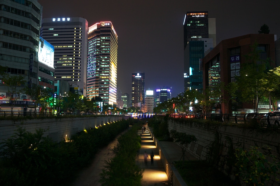 Cheonggyecheon in seoul
