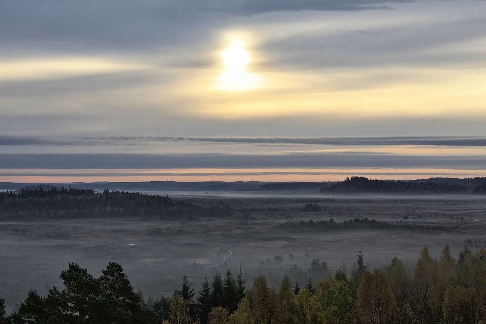 island Linnansaari National Park in Finland for thousands of lake