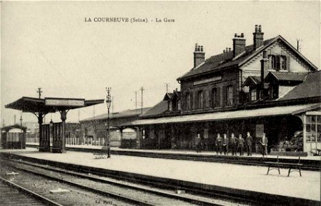 La Courneuve.La gare