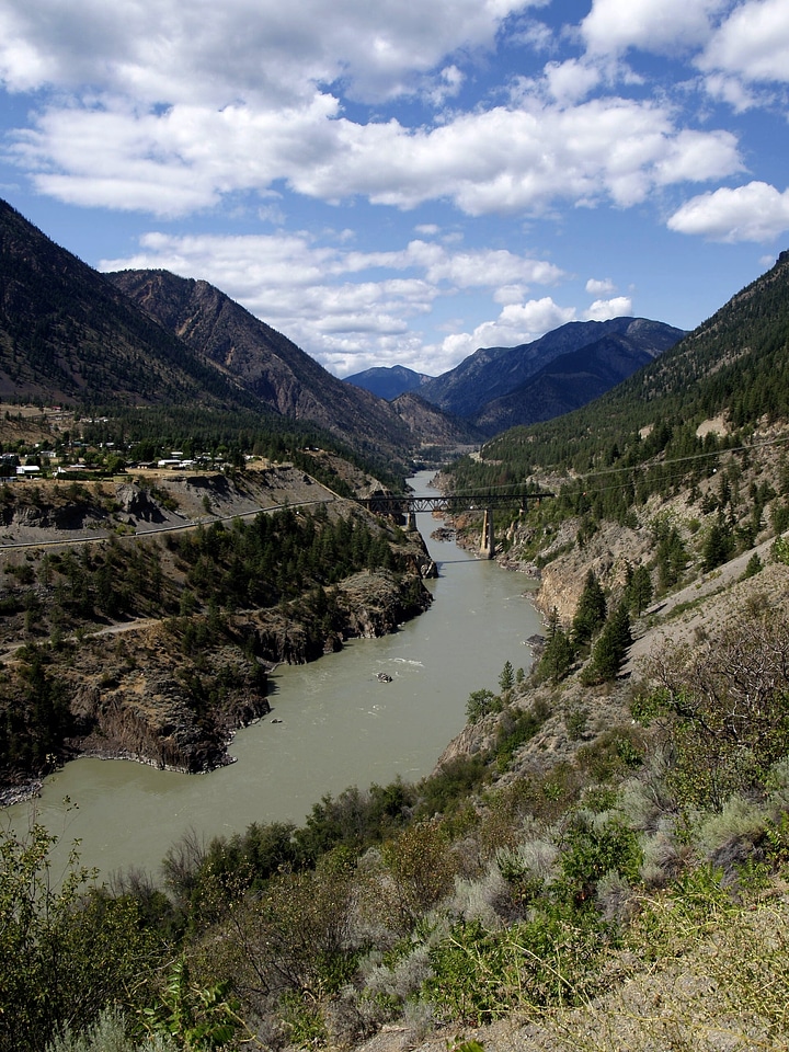 Fraser River in British Columbia Canada photo