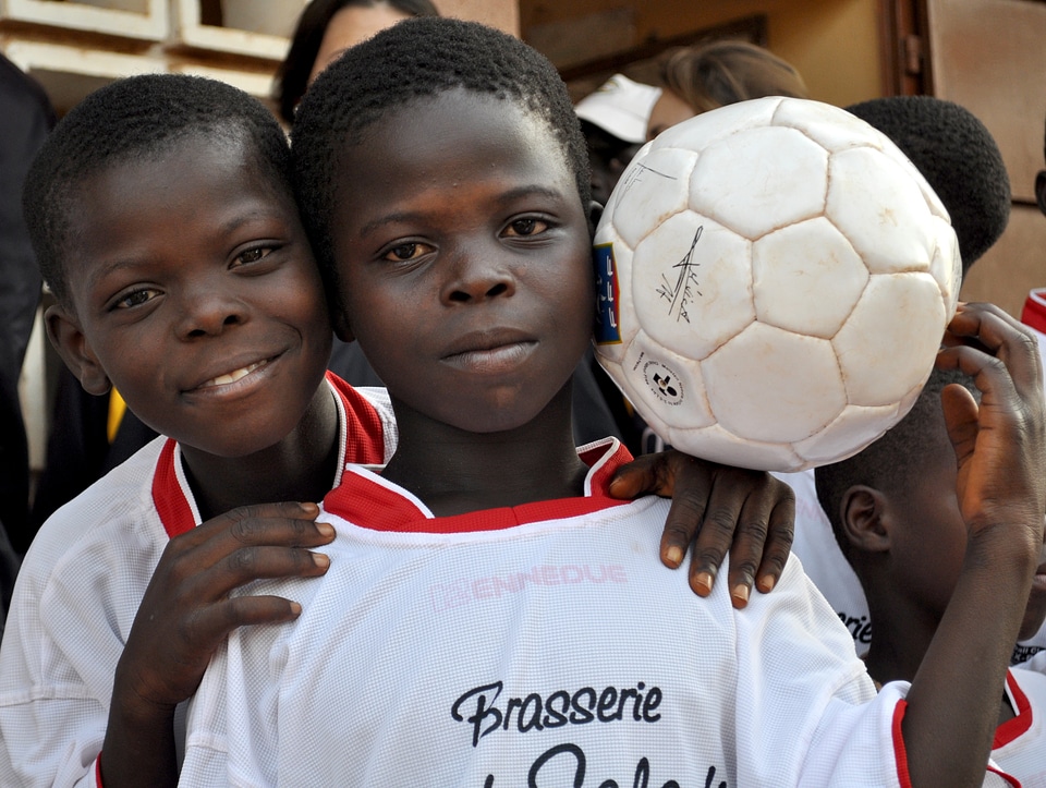 African infants faces