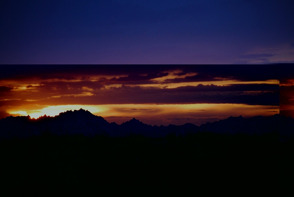 Sunrise in the Badlands photo