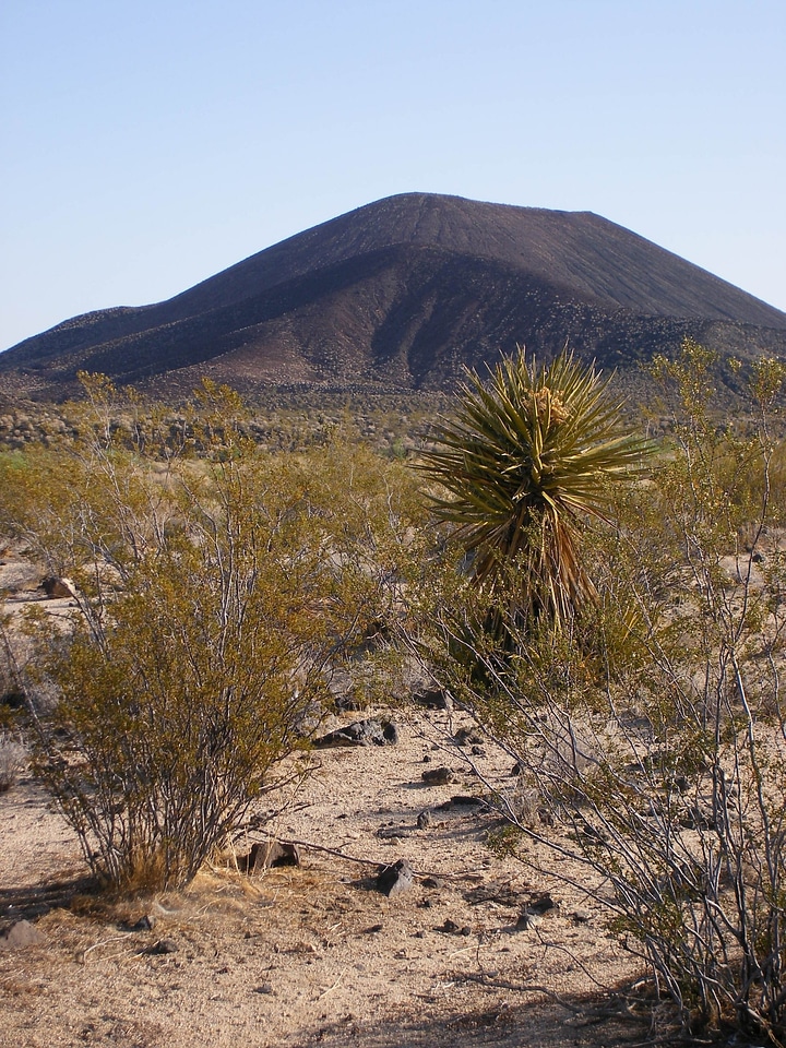 Cinder cone volcano