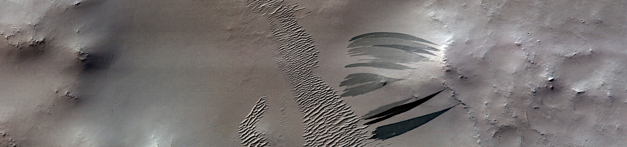 Mars - Slope Streaks in Terra Sabaea South of Janssen Crater