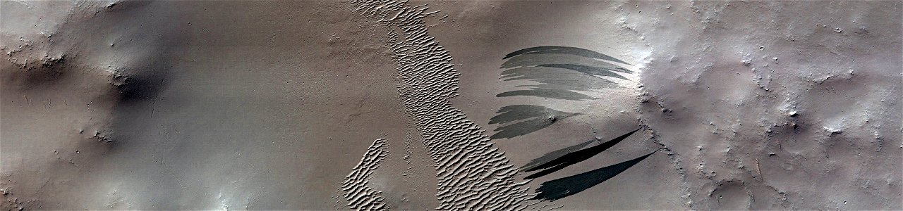 Mars - Slope Streaks in Terra Sabaea South of Janssen Crater photo