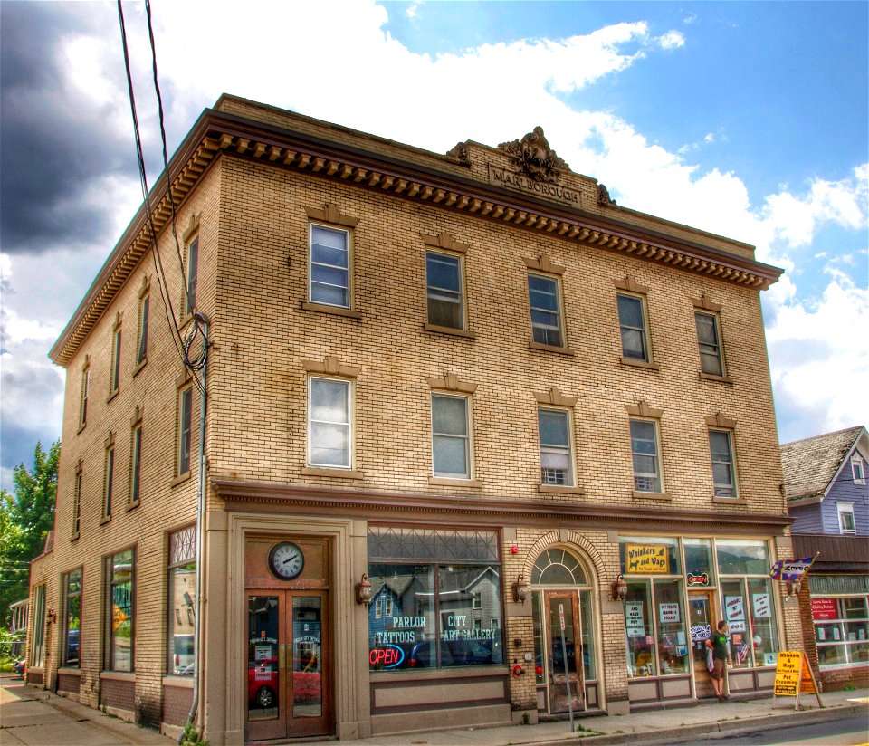 Warlborough Building - AKA Hotel - State Hotel - State Bank of Binghamton - Marble Grill Historic photo