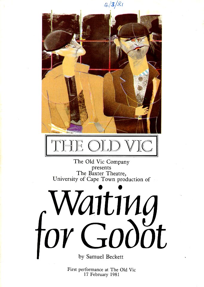 Waiting for Godot: Old Vic (London) Programme, March 1981