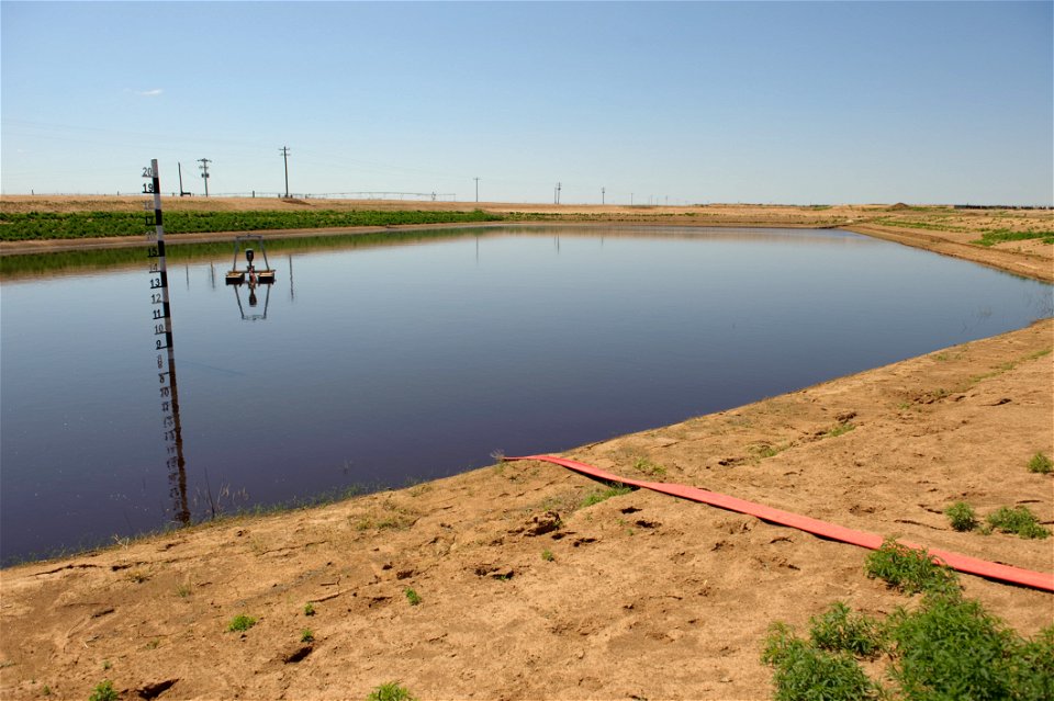 Dairy waste water pit