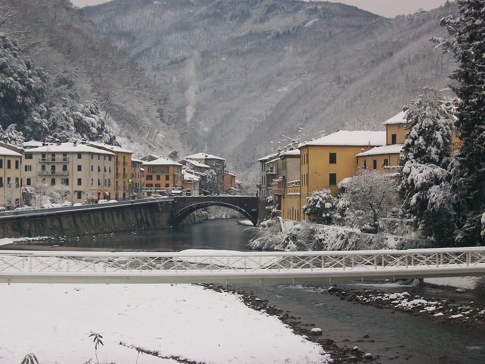 Maddalena Bridge at Bagni di Lucca, Tuscany, Italy