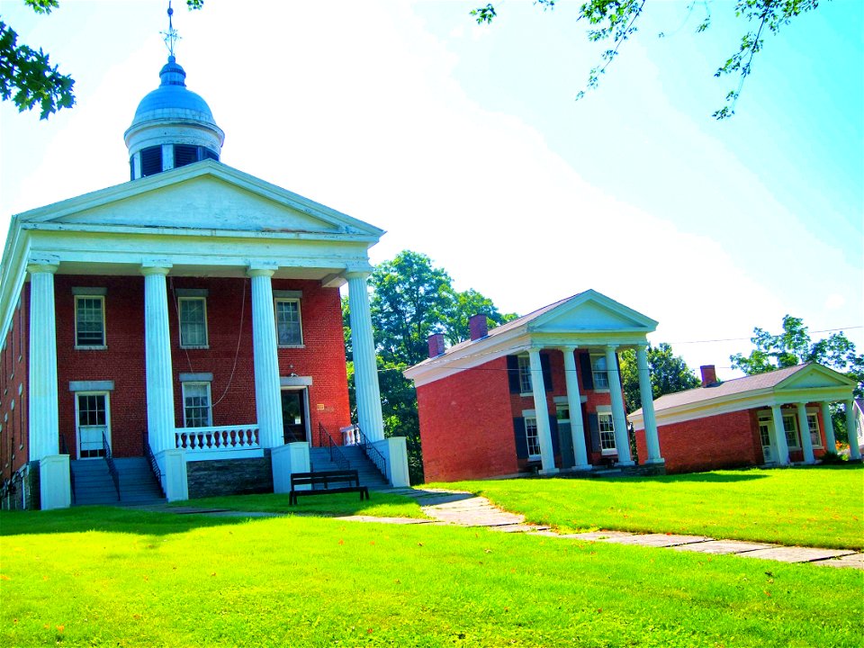 Ovid - New York - Seneca County Courthouse Complex - "Three Bears," is a historic courthouse complex