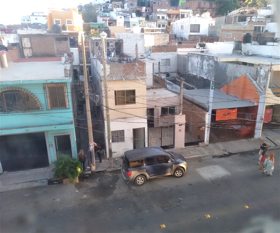 Foto de una vista aérea de la Avenida Zaragoza en Mazatlán, Sinaloa, México, 20 de Noviembre del 2021. V5