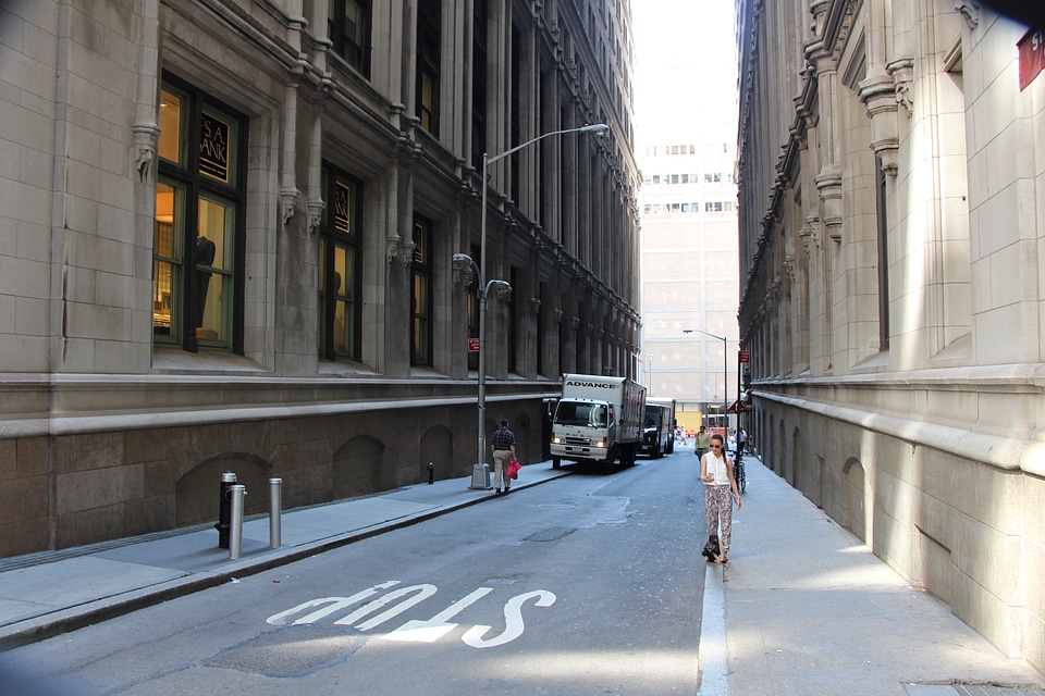 The street of Soho near Chinatown photo