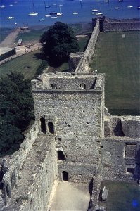 Portchester Castle, Hampshire, early 1970s photo