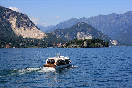 Passing Isola Bella, Lake Maggiore photo