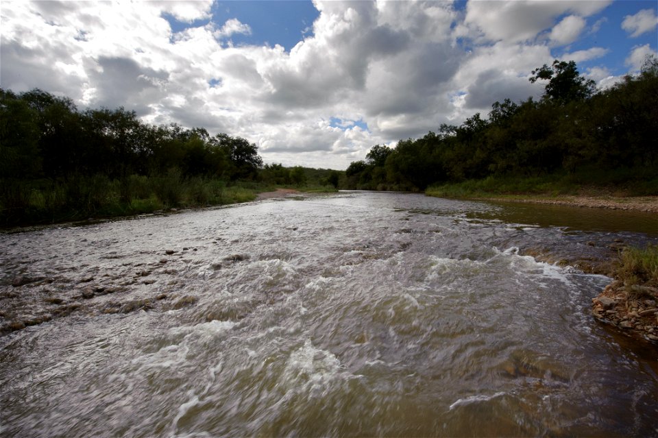 A river runs through it literally