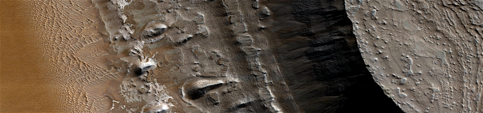Mars - Slopes in East Melas Chasma photo