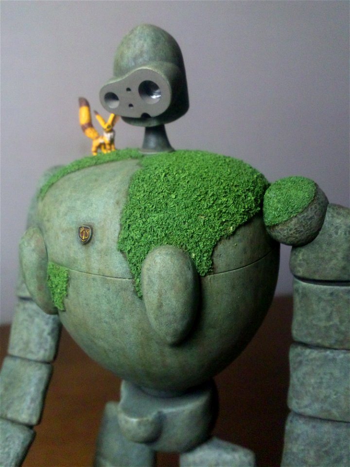 ラピュタ　ロボット兵の模型　園丁バージョン
