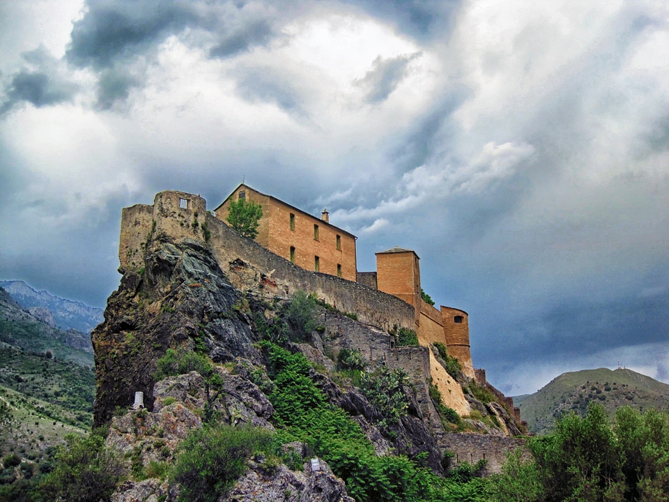 Historic Castle Citadelle De Corte France