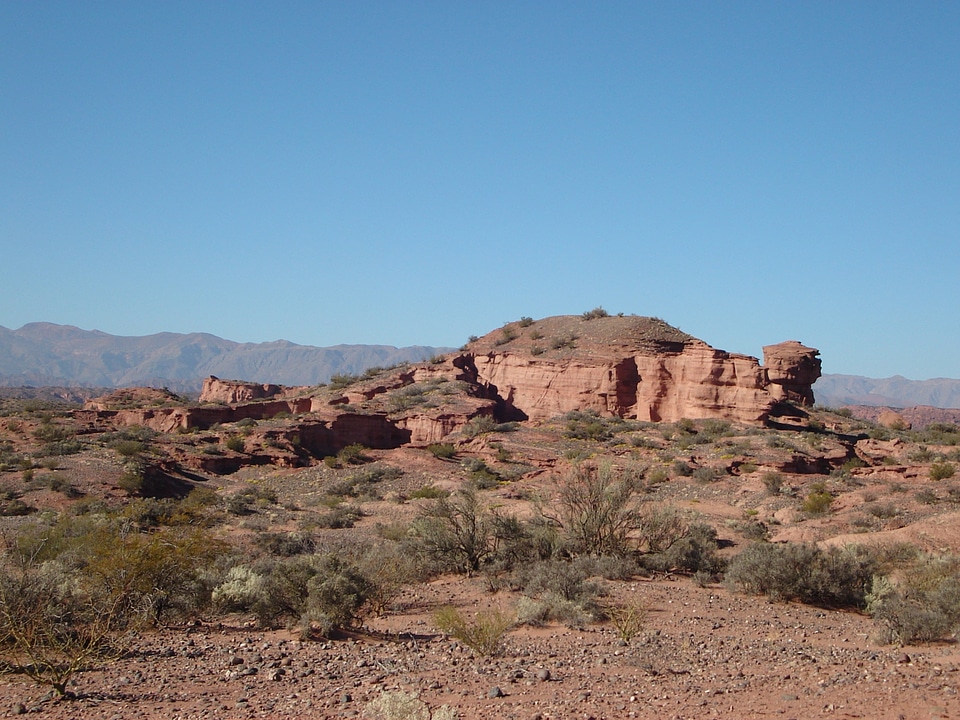 Turtle rock in Talampaya National Park
