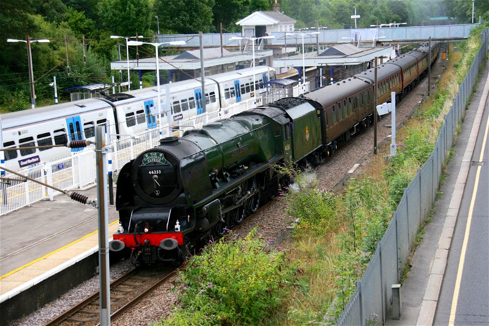 14 Aug 2016: Duchess of Sutherland on Cathedrals Express