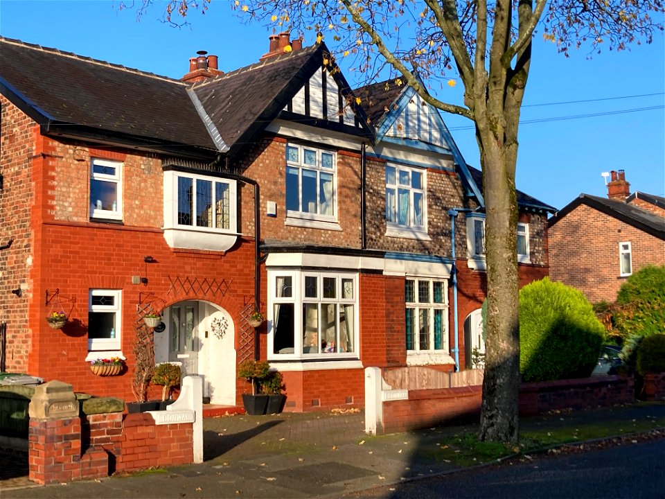 Conway House (left) & Rhuddlan (right), Marlborough Road, Urmston