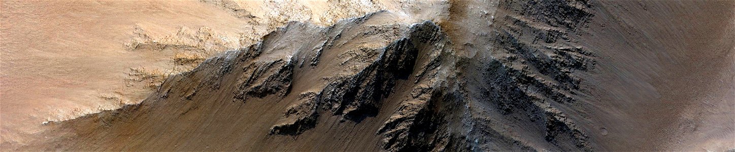Mars - Slopes in Coprates Chasma photo