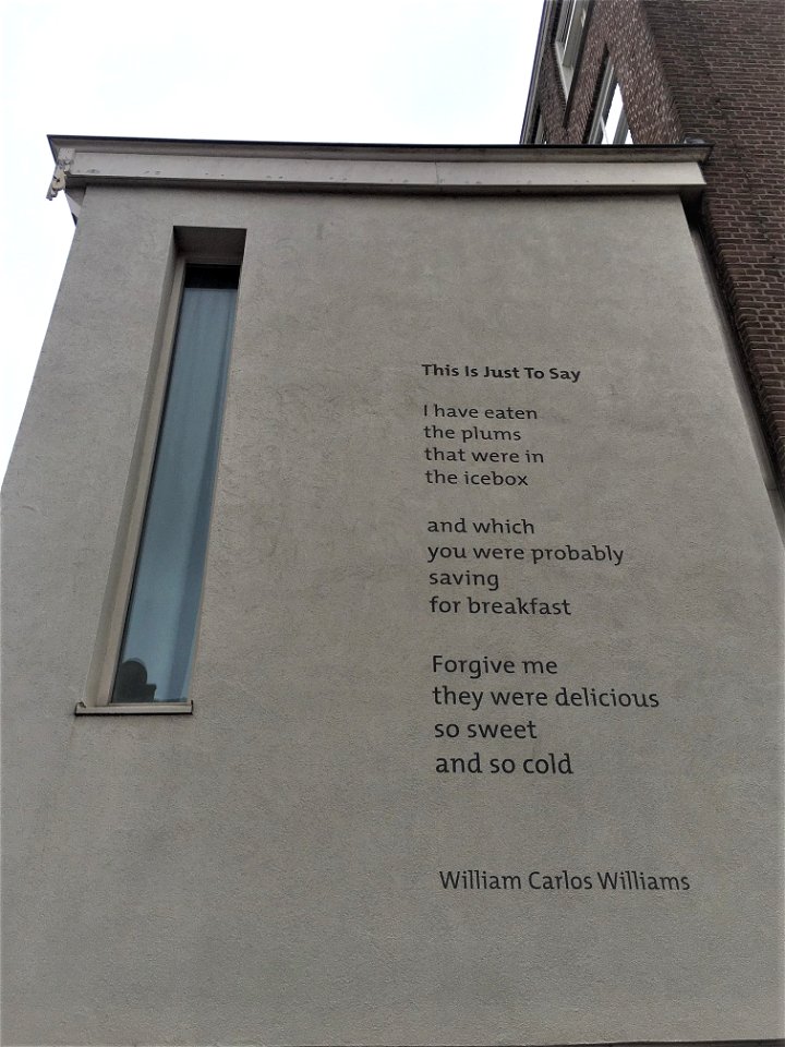 Poetry on a wall