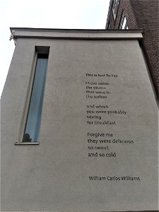 Poetry on a wall photo