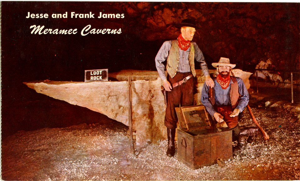 Jessie & Frank James, Mermen Caverns, Stanton, MO