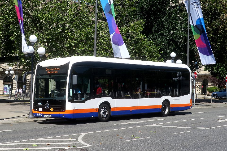 ESWE, Wiesbaden - Wagen 158- WI-VG 1158 - Mercedes-Benz O 530 eCitaro (2021) - Wiesbaden, 09.08.2022