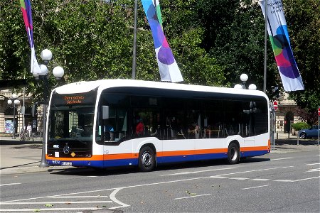 ESWE, Wiesbaden - Wagen 158- WI-VG 1158 - Mercedes-Benz O 530 eCitaro (2021) - Wiesbaden, 09.08.2022