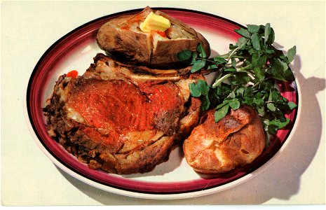 Famous Rib Room,Charterhouse Motor Hotel, Cleveland, Ohio