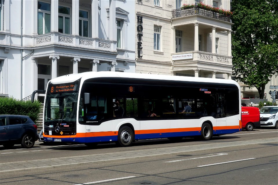 ESWE, Wiesbaden - Wagen 188 - WI-VG 1188 - Mercedes-Benz O 530 eCitaro (2021) - Wiesbaden, 02.06.2022