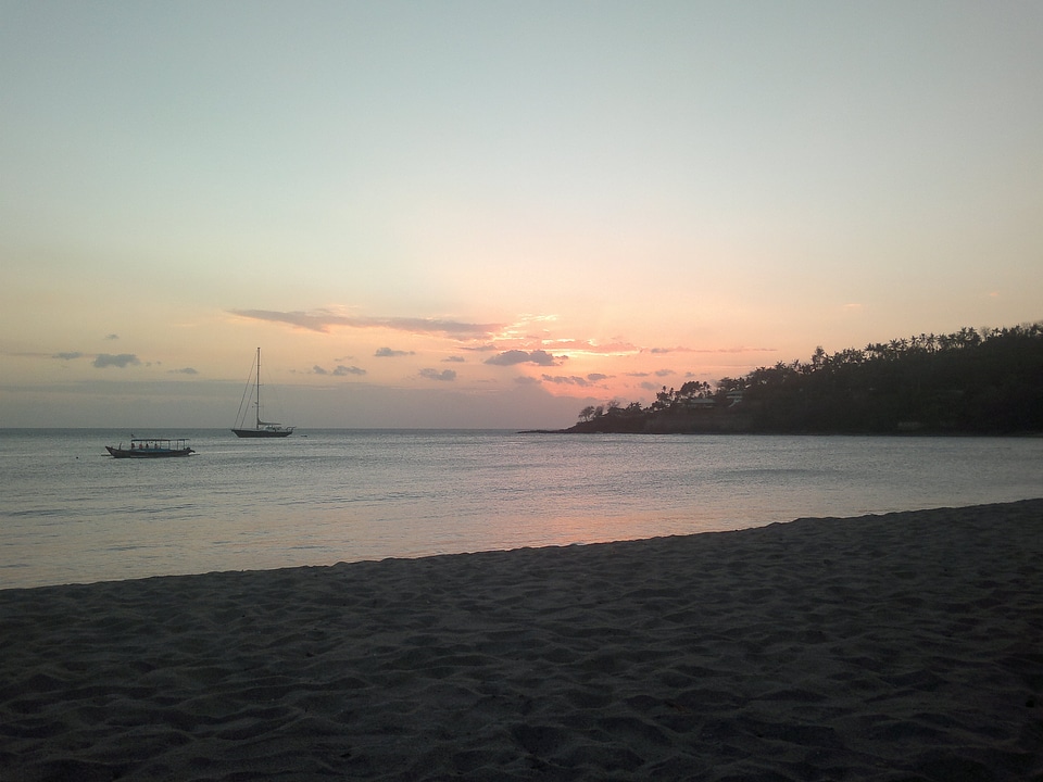 Sunset at Senggigi Beach
