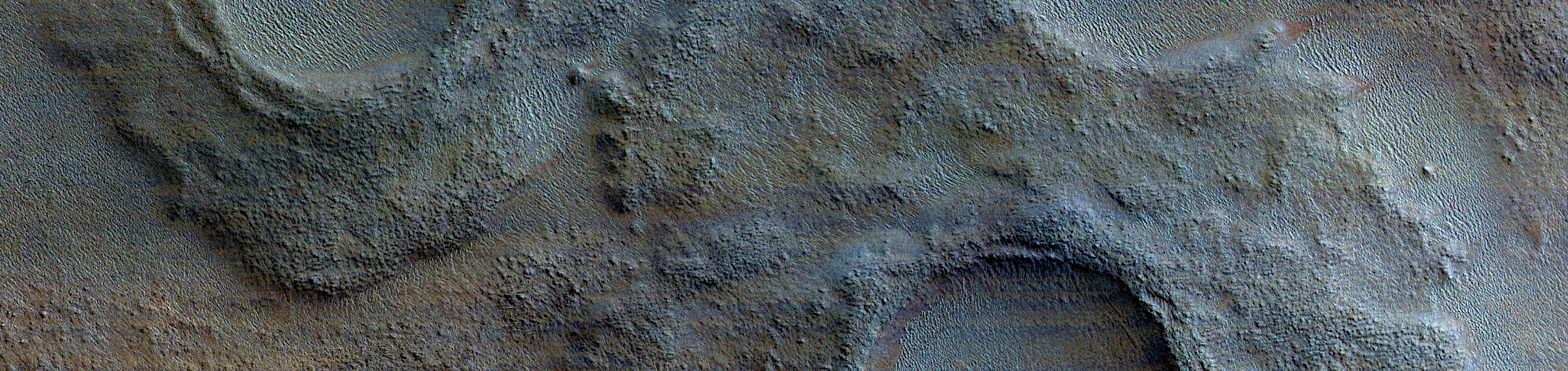 Mars - Pedestal Craters in Hellas Planitia
